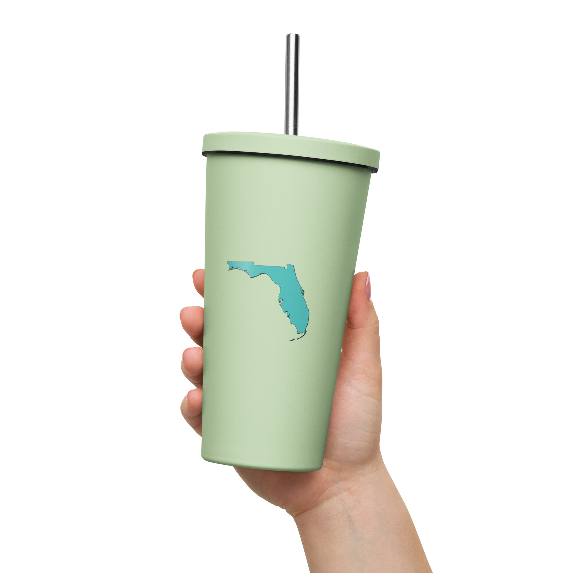 Florida Insulated tumbler with a straw - Image 23