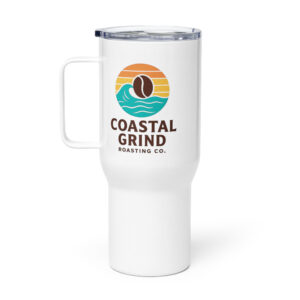 Coastal Grind Travel mug with a handle