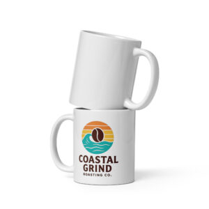 Coastal Grind White mug